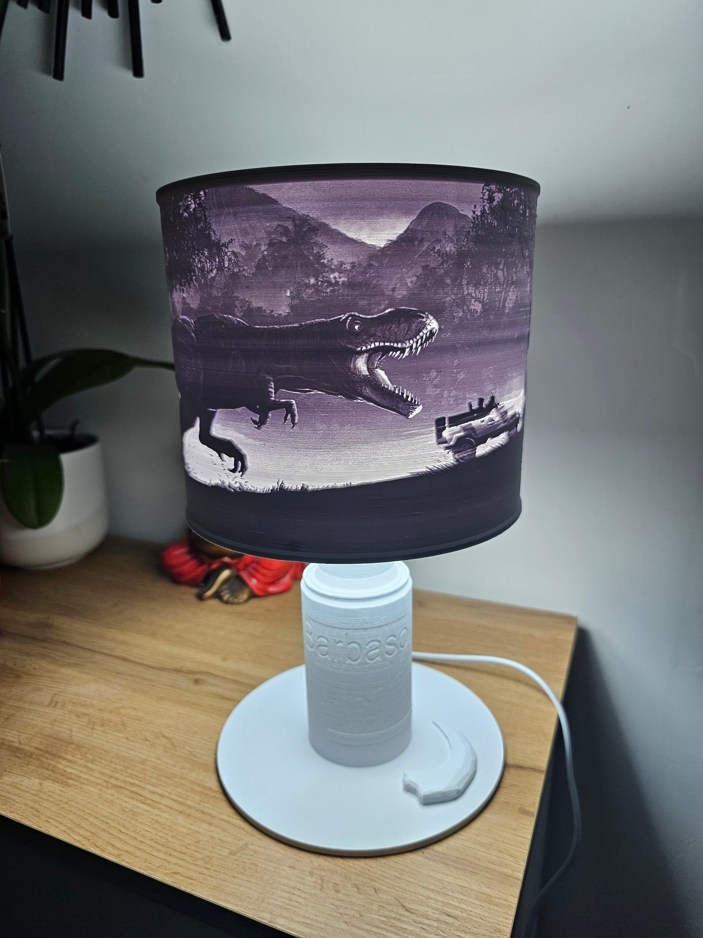 Lampe "Inspiration Jurassic Park"