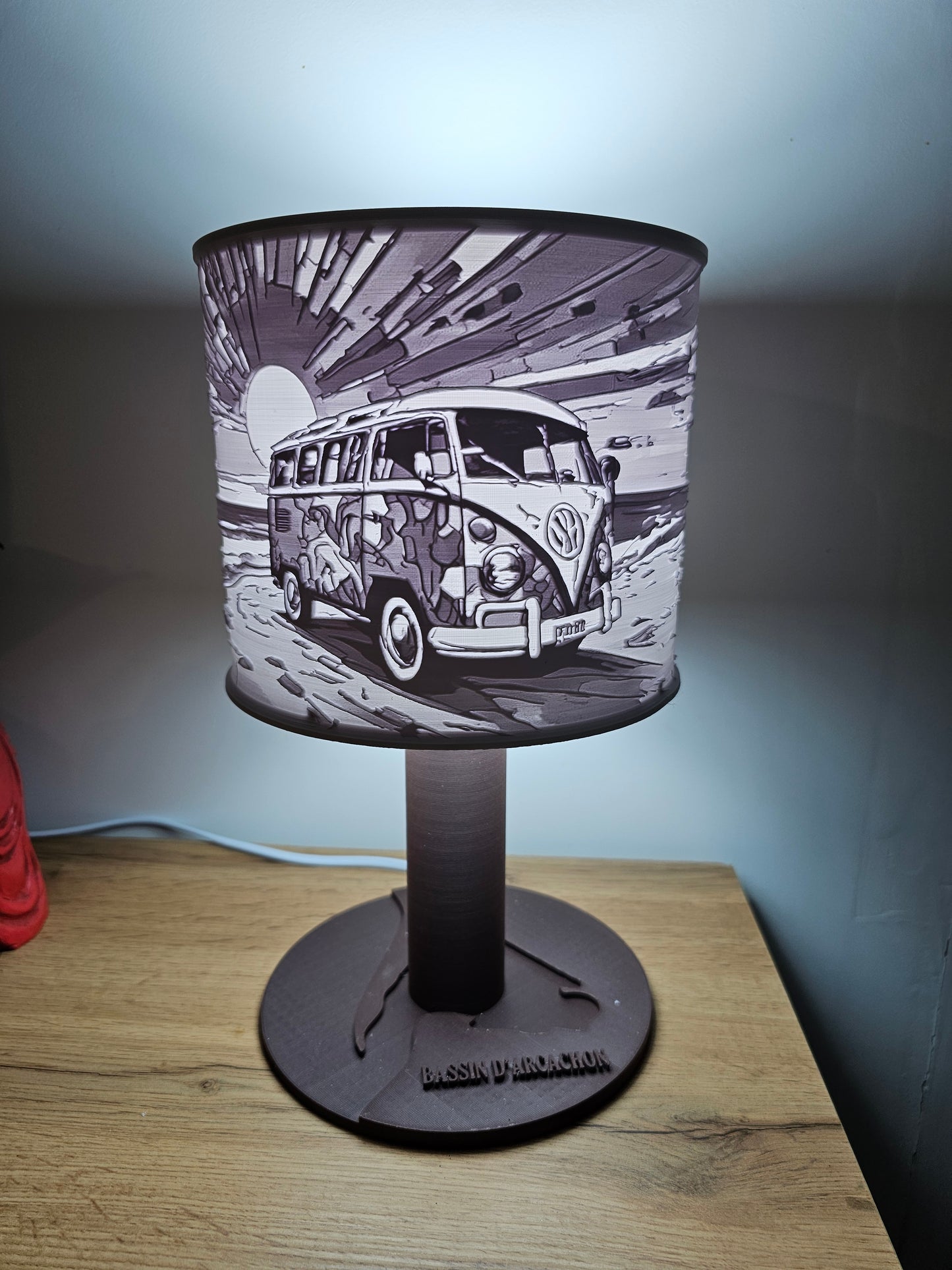 Lampe "Vanlife sur le Bassin"